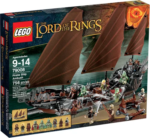 Vista 2 de LEGO, Emboscada Barco Pirata, el Señor de los Anillos 79008 (suspendido por el fabricante)