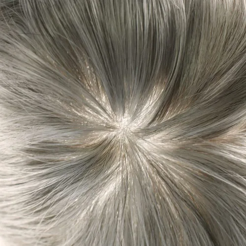 Vista 54 de Toupee para hombre 100% cabello humano real tupé para hombres 0.004 in piel de poliuretano para hombre, sistema de reemplazo de piezas de pelo