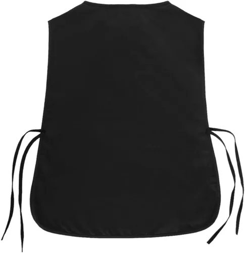 Vista 2 de TOPTIE Delantal unisex bordado aduana del chef de la cocina del chaleco del zapatero, uniforme de trabajo de la preparación de la pintura del arte