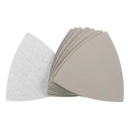Vista 12 de TA-VIGOR 8 almohadillas de lijado triangulares de grano 800, almohadillas de lijado de carburo de silicona con gancho y bucle para multiherramienta