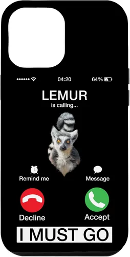 Vista 6 de Carcasa novedosa para iPhone 14 Lemur Is Calling Funny Native Mammals Pet Lovers