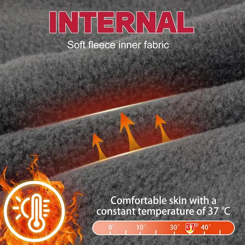 Vista 3 de ROAMIST Pantalones de nieve para hombre, impermeables, resistentes al viento, para invierno, senderismo, esquí, nieve, para hombre, tela duradera