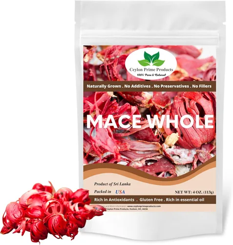 Vista 3 de Mace Blade Whole (Javathri) (2 onzas) Todo natural, vegano, sin gluten, sin OMG, sabor picante Recién empaquetado en una bolsa resellable