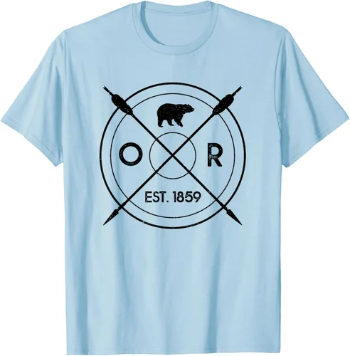 Vista 66 de Oregon Beaver State Bear OR Est. 1859 - Camiseta de regalo, gris, S