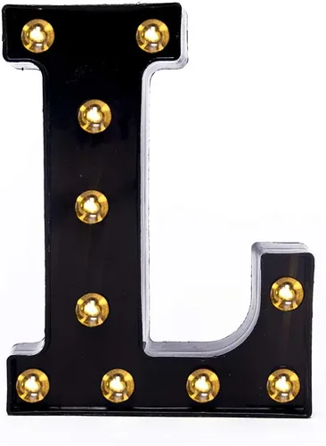 Vista 13 de Foaky Letrero de luces LED negras con número de marquesina, luces de números de marquesina iluminadas para luz nocturna, boda, fiesta de cumpleaños