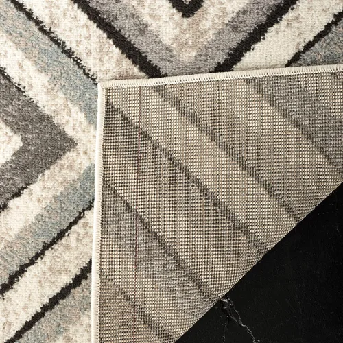 Vista 4 de SAFAVIEH Amsterdam Collection AMS109A - Alfombra para pasillo, 2 pies 3 pulgadas x 8 pies, color crema y beige, diseño geométrico de diamante,