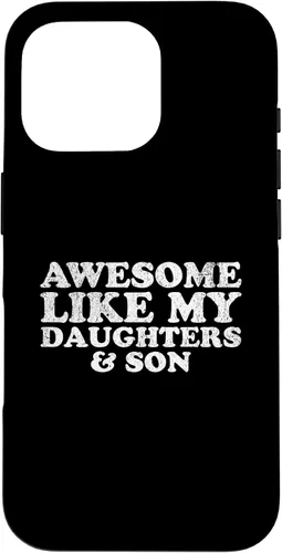 Vista 20 de Awesome Like My Two Daughters and Son Funny Mom Dad Parent Case for iPhone 16