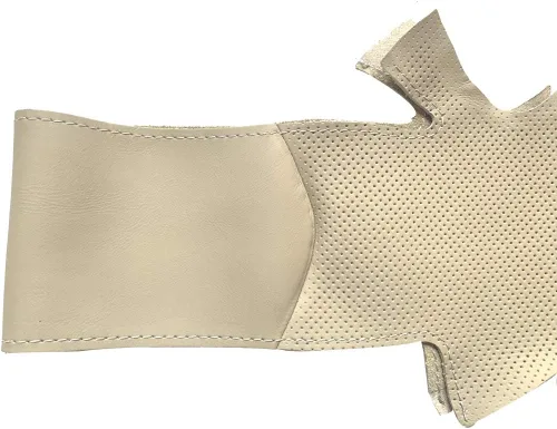 Vista 4 de Loncky - Funda de cuero para volante color beige, ajuste personalizado para Infiniti G37/ Infiniti G35/ Infiniti EX35 /Infiniti EX25/ Infiniti EX37