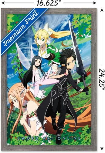 Vista 3 de Trends International Sword Art Online - Póster de pared Key Art 3