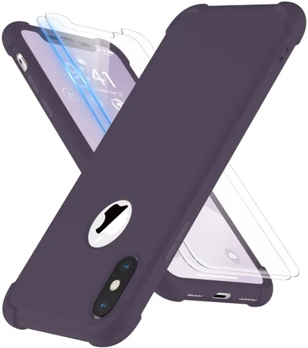 Vista 29 de ORETECH Funda para iPhone XR, con [2 x Protectores de Pantalla] [Prueba de Caídas de Grado Militar de 10 Pies] [Protección de Cámara] 360° A Prueba