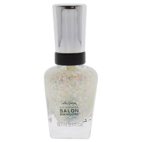 Vista 22 de Sally Hansen Esmalte de uñas de manicura de salón completo Color de uñas multibeneficio Fórmula fortalecedora de queratina 012 blancos perlados