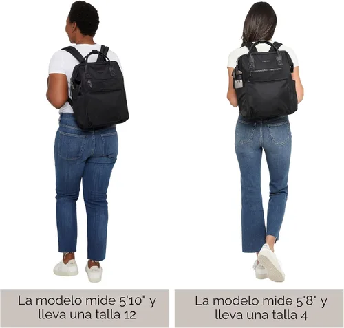 Vista 5 de Baggallini Mochila Soho para mujer, Negro, talla única