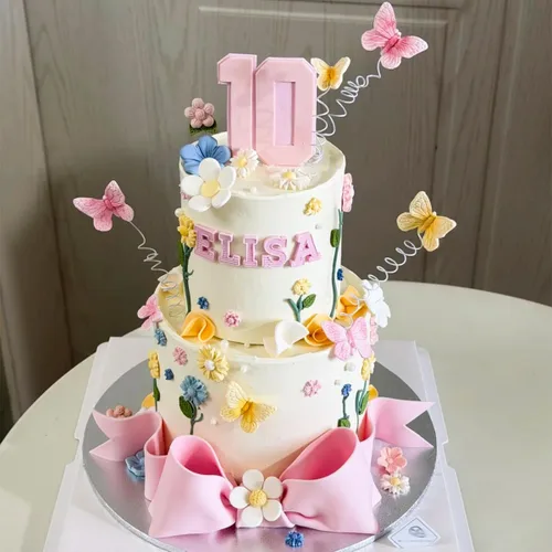 Vista 7 de Paquete de 3 moldes de silicona para fondant de mariposa, rosas, tallos de flores, pájaros, flores, para hacer fondant de chocolate, gelatina