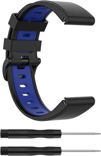 Vista 6 de FitTurn Correa de muñeca compatible con Coros Vertix 2 correas de reloj (no para Vertix), correa de reloj flexible de silicona suave deportiva