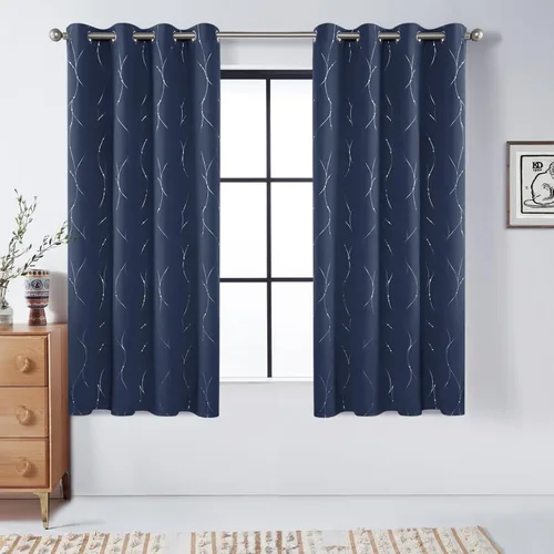 Vista 50 de BUHUA - Paneles de cortinas opacas para sala de estar, cortinas grises con aislamiento térmico, cortinas de ventana para dormitorio - 72 pulgadas