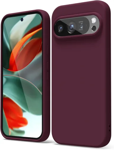 Vista 92 de oakxco para Google Pixel 6A Funda de teléfono de silicona líquida, diseño estético lindo y delgado para mujer y niña, cubierta de gel suave, lisa