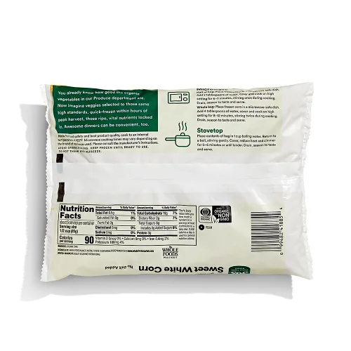 Vista 2 de 365 by Whole Foods Market, Maíz dulce orgánico blanco, 16 onzas, (congelado)