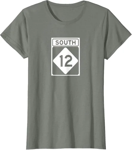 Vista 13 de Highway 12 South NC Outer Banks North Carolina Hwy - Camiseta, Negro, S
