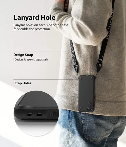 Vista 6 de Ringke Onyx - Carcasa para Samsung Galaxy S21 + Funda (6,7 pulgadas), compatible con Galaxy S21 Plus, antihuellas, antideslizante, agarre cómodo