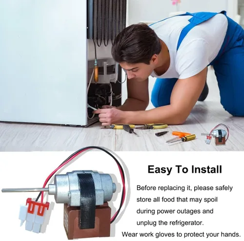 Vista 6 de 3015924900 Parte del motor del ventilador del evaporador del refrigerador # D4612AAA36 compatible con Kenmore se adapta a reemplazar 11173027711