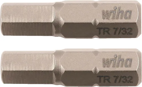 Vista 2 de Wiha 71977 Seguridad Hex Insertar Bit (2 unidades), 7/32" X 25 Mm
