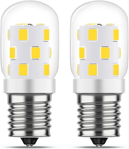 Vista 9 de TAIYALOO Bombilla LED E17 regulable para microondas, 40 W, incandescente, repuesto para electrodomésticos sobre estufa, refrigerador, campana Blanco