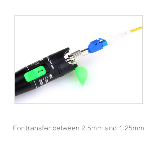 Vista 7 de Conector de fibra óptica, FC macho a LC hembra híbrido adaptador convertidor de fibra óptica compatible con medidor de potencia óptica localizador