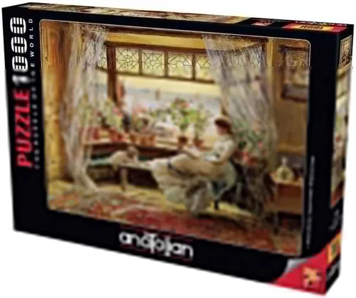Vista 8 de Anatolian Puzzle -Almond Blossom, Rompecabezas de 700 piezas, #2710