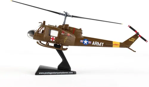 Vista 4 de Daron Worldwide Trading Sello postal UH-1 Huey MEDEVAC Vehículo del Ejército de EE. UU. (Escala 1/87)