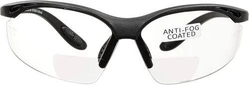 Vista 13 de voltX 'Constructor' - Gafas de seguridad de lectura bifocales (Transparente +1.0 Dioptrías) Certificadas ANSI Z87.1+ & CE EN166F / Gafas