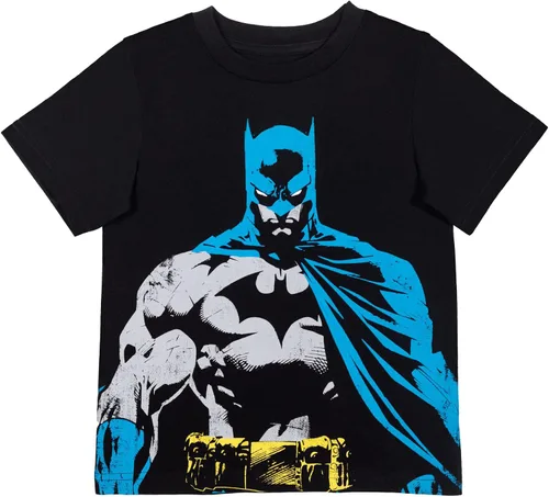Vista 2 de DC Comics Paquete de 3 camisetas gráficas de Batman Joker de la Liga de la Justicia