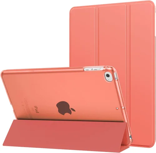 Vista 31 de MoKo Funda para iPad mini 5 2019/Mini 4 2015 (5ta/4ta Generación 7.9 pulgadas), funda delgada y ligera con soporte, con protector traslúcido