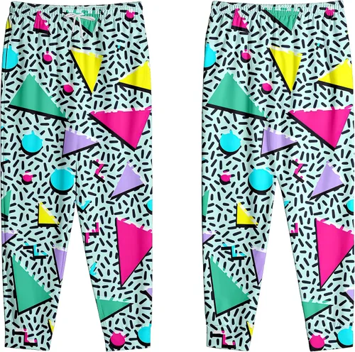 Vista 5 de VVGETE Disfraces de los años 80 para hombre, pantalones deportivos, pantalones casuales para correr con cordón, traje de los años 90 para hombre