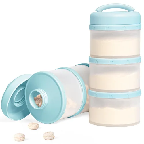 Vista 13 de Termichy - Dispensador de fórmula apilable portátil: contenedor de leche en polvo para llevar