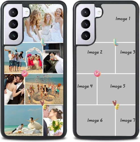 Vista 11 de Funda de goma personalizada para iPhone 14 13 12 11 Pro Max Xr Xs Max 7 8 Plus Samsung Galaxy S23 S22 S21 S20 Ultra Plus FE Note 20 10 A03S A53