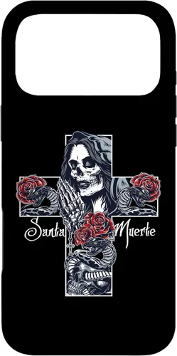 Vista 22 de Funda con diseño de calavera de Santa Muerte para iPhone 17