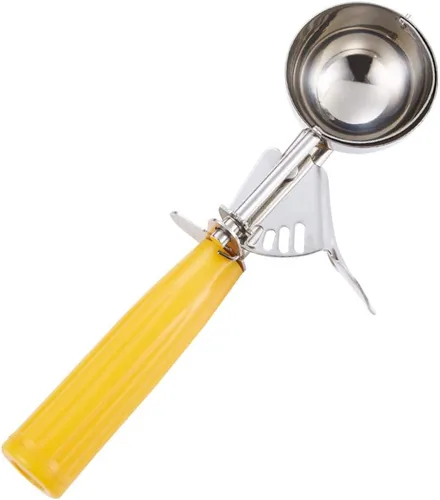 Vista 7 de Saebye Cuchara de porción - #6 (150 g) - Cucharón, Cuchara de alimentos, Cuchara para cupcakes, Cucharas para muffins - Control de porciones - Acero