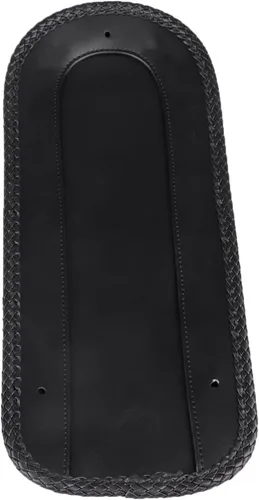 Vista 6 de Asiento de cuero negro para guardabarros trasero para Harley Softail Springer Heritage Classic EFI FLSTCI 2006-2017