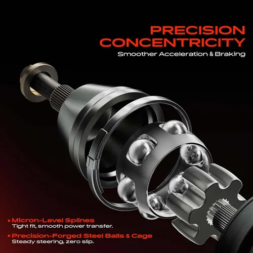 Vista 5 de Ensamblaje de eje de transmisión CV A-Premium compatible con Honda Civic 2006-2015, L4 1.8L, solo transmisión automática, lado del conductor