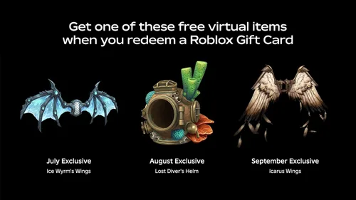 Vista 3 de Roblox Physical Gift Cards, Multipack 2 x $25 [Includes Free Virtual Item] [Redeem Worldwide] - $50