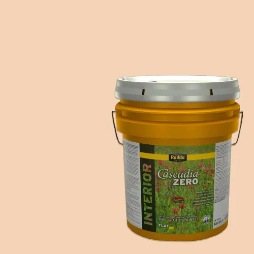 Vista 117 de Rodda Paint CASCADIA ZERO - Pintura plana e imprimación para interiores en uno, cuarto de galón, crema de ballet
