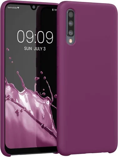 Vista 179 de kwmobile Funda Compatible con Samsung Galaxy A14 5G - Funda de teléfono de TPU y silicona con acabado suave - Verde Lima