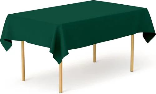 Vista 52 de Pomp - Mantel premium de poliéster con estampado abstracto de 52 x 52 pulgadas cuadradas Tela de fácil cuidado, resistente a arrugas y manchas