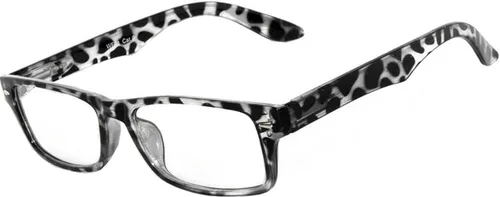 Vista 9 de OWL Gafas de lente transparentes con marco rectangular estrecho estilo retro de moda 1 azul
