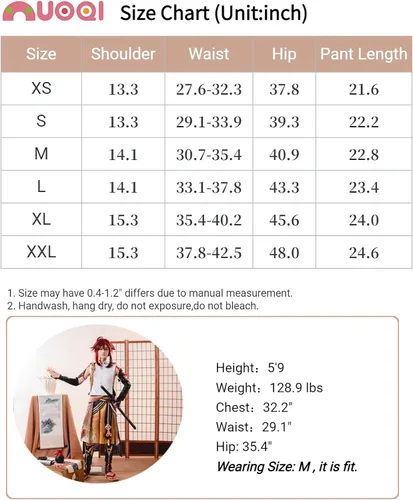 Vista 6 de Nuoqi Beidou Baal Yae Miko Venti - Conjunto completo de disfraces de anime y cosplay para mujer