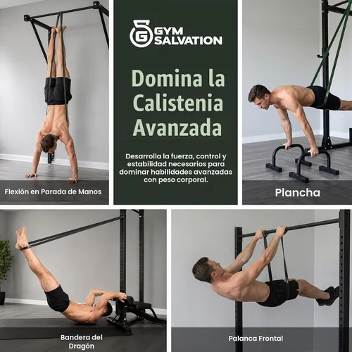 Vista 7 de Juego de bandas de resistencia de salvación para gimnasio, 5 bandas de asistencia y entrenamiento de fuerza, bucles duraderos de levantamiento