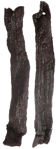 Vista 2 de Buffalo Bills Tiras de carne seca de pimienta negra prémium de 12.5 onzas de 7 pulgadas (25 tiras de cecina ahumada por bolsa)