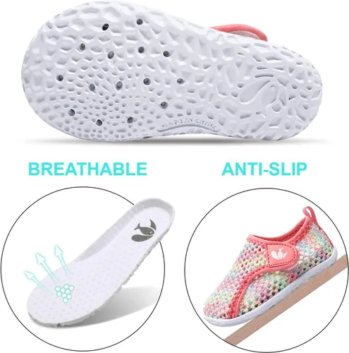 Vista 3 de FEETCITY Zapatos Deportivos Acuáticos para Bebés Niños y Niñas Descalzos Calcetines Acuáticos para Niños de Secado Rápido Zapatos para Playa