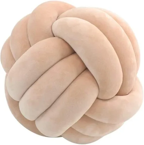 Vista 18 de Cyprinus Carpio Almohadas de nudo de 3 hebras hechas a mano, sin arrugas, decoración del hogar, almohada lumbar firme anudada, verde militar, 8 x 8