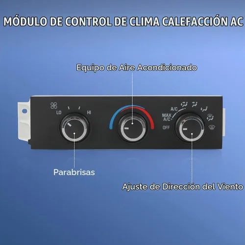 Vista 4 de DICMIC Módulo de control climático del calentador de A/C delantero Compatible con 1996-2014 Chevrolet Express 1500 GMC Savana 1500 1996-2020